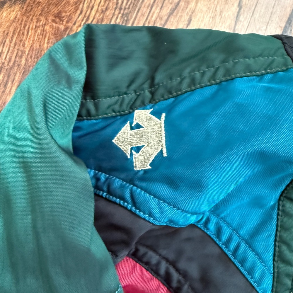 Vintage Descente Ski Puffer Jacket Mens Size M Colorblock 90s Retro SnowBoard - Picture 4 of 13